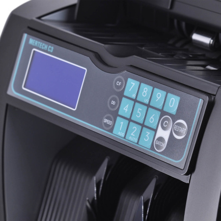 Мультивалютный счетчик банкнот  MERTECH C-3 Black