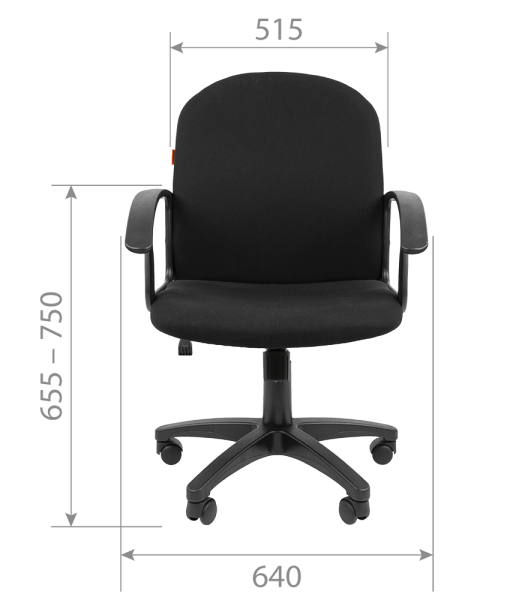 Офисное кресло Chairman  681 C2 серый